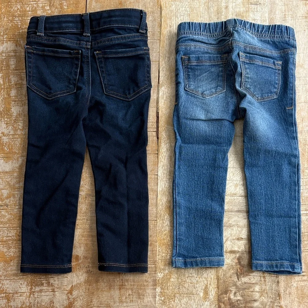 NWOT Girls Blue Jeans Set size 2t